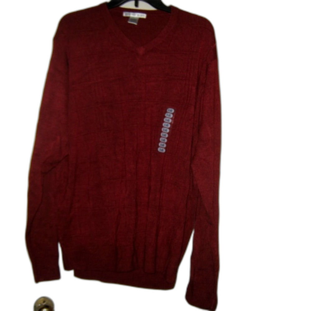 Geoffrey Beene  Red XXL Mens Sweater